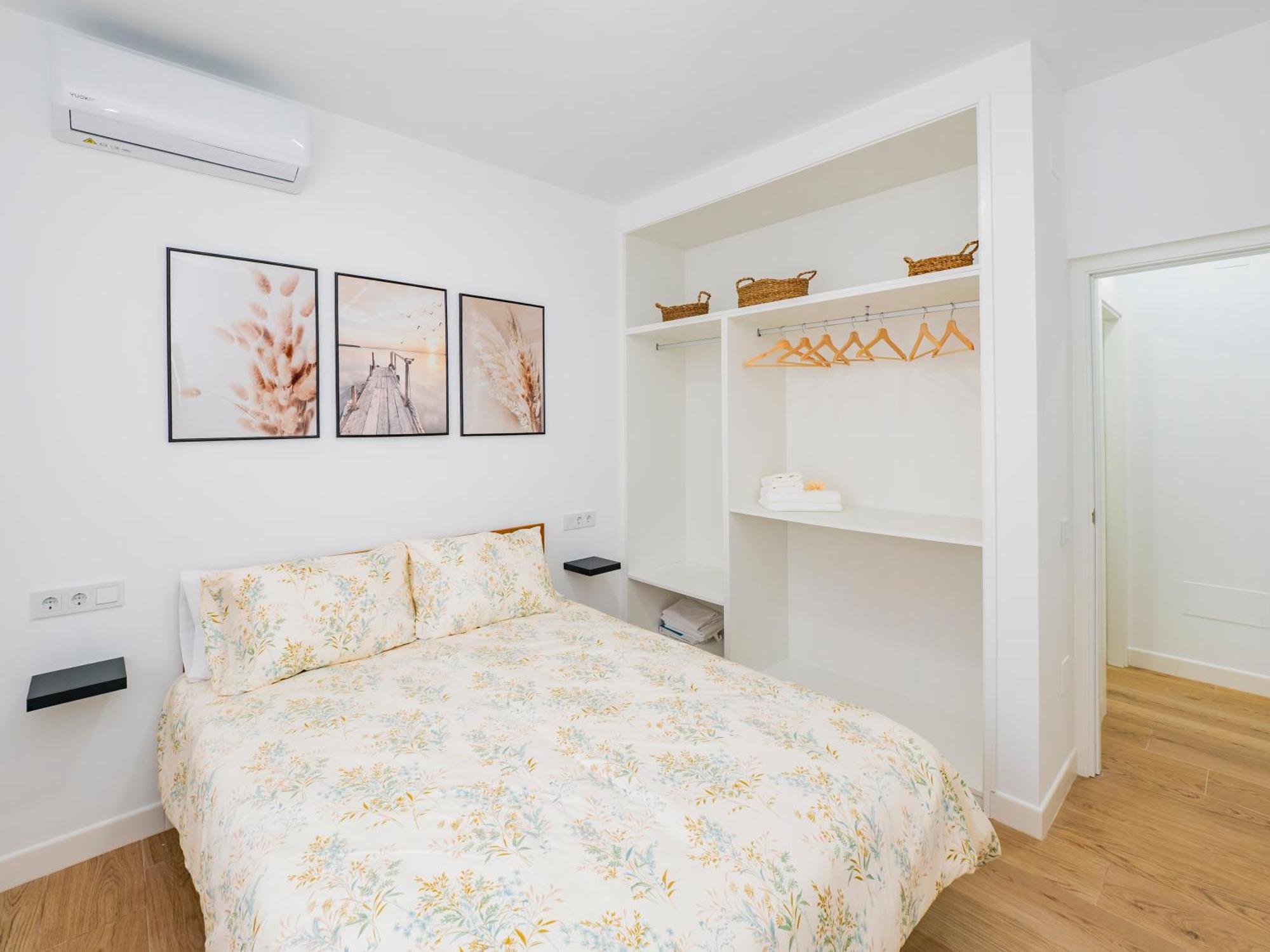 Apartamento 1 dormitorio con vistas al mar y terraza
