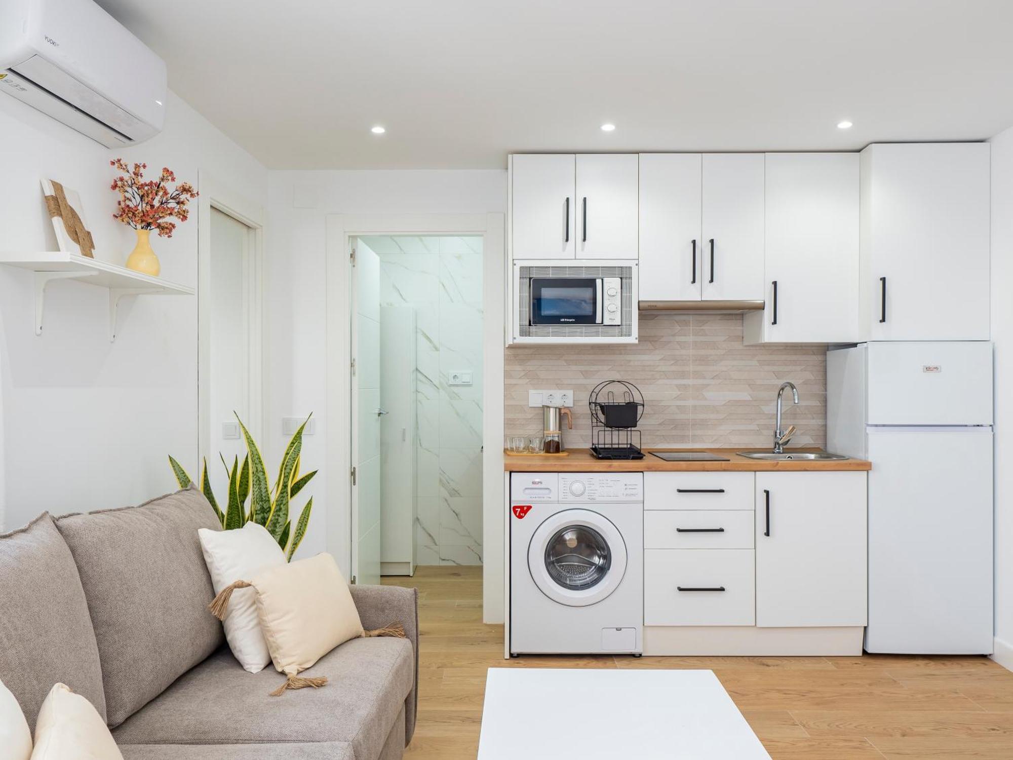 Apartamento de 1 dormitorio