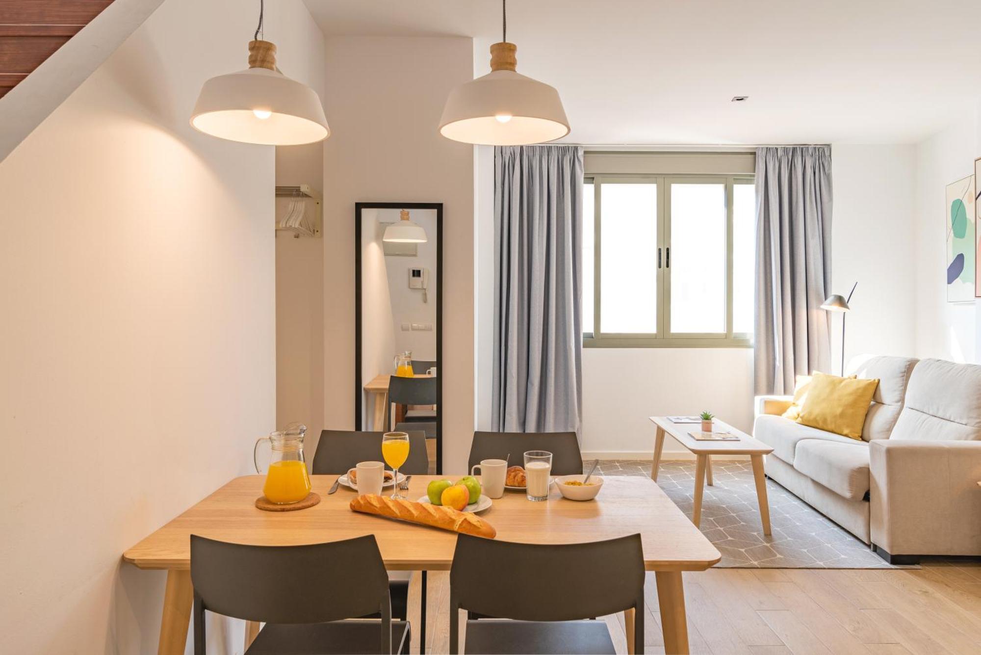 Maisonette-Apartment mit Terrasse und Blick auf die Kathedrale