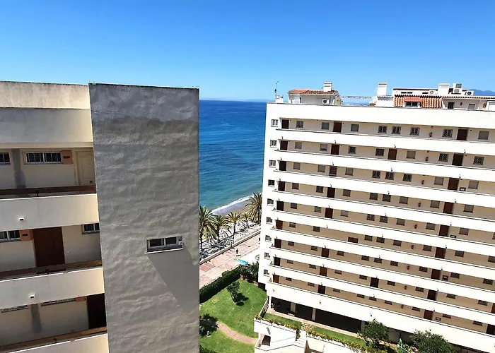 Beachfront Studio Apartment Marbella Center Neptuno Building Tenth Floor