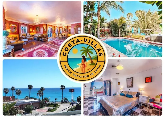 Majestic Villa By The Beach Heated Private Pool & Jacuzzi Benalmádena